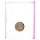 Coin 1863 Indian Head Cent in Almost Unc.