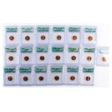 Coin 19 ICG Graded Lincoln Cents 1930