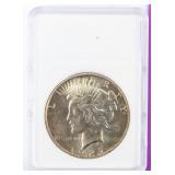 Coin 1927  Peace Silver Dollar Brilliant Unc.