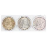 Coin 3 Morgan Silver Dollars 1886, 1896 & 1921