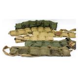Firearm Bandoleers with Garand Clips w/ 30-06 Ammo