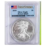 Coin 2010  American Silver Eagle PCGS MS69