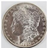 Coin 1887-S  Morgan Silver Dollar B.U.