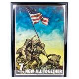 WWII Military Poster Now All Together C.C. Beall