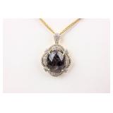 Jewelry Silver Star Ruby & Sapphire Necklace