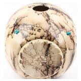 Gorgeous Navajo Horsehair Signed Pottery