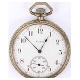 Jewelry Elgin Open Face Pocket Watch