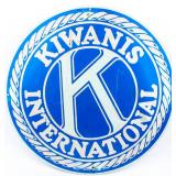 Vintage "Kiwanis International" Metal Sign