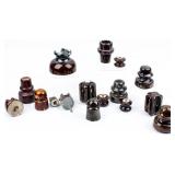 Huge Lot of Vintage Ceramic Insulators