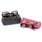 2 Pair Vintage Gucci Designer Sunglasses