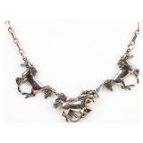 Jewelry Sterling Silver Horse Necklace