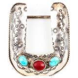Jewelry Sterling Silver Turquoise Belt Buckle