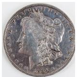 Coin 1884-O  Morgan Silver Dollar Extra Fine