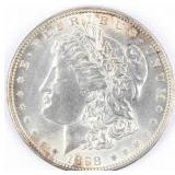 Coin 1898-O Morgan Silver Dollar in Brilliant Unc.