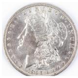 Coin 1896 Morgan Silver Dollar in Brilliant Unc.