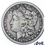 Coin 1879-S  Morgan Silver Dollar in Fine