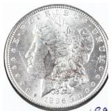 Coin 1896 Morgan Silver Dollar Unc.