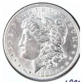 Coin 1885 Morgan Silver Dollar Unc.