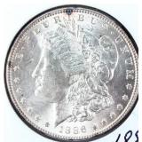 Coin 1886  Morgan Silver Dollar Brilliant Unc.