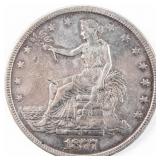 Coin 1877 United States Trade Dollar VF*