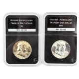 Coin 2 Certified Franklin Half Dollars 1960 & 61