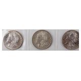 Coin 3 Morgan Silver Dollars 1898-O 1902-O & 04-O