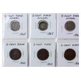 Coin 6 United States Type Coins