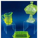Vintage Yellow Uranium Glass