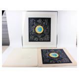 Art Martin Barooshian Intaglio Etchings Zodiac