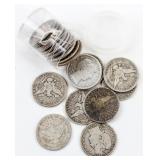 Coin 20 Barber Half Dollars 90% Silver