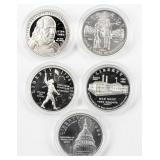 Coin 5 Silver Commemorative Silver Dollars