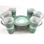 Set of 6 Irish Coffee Cups & Saucers Neiman Marcus