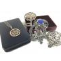 5 Vintage Scottish Clan Pins & Jewelry - Sterling