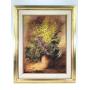 Beautiful Signed & Framed Flower Vase Painting