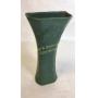 Early 20th Century Matte Green Pottery Wall Pocket