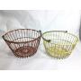 2x Vintage Large Egg Baskets