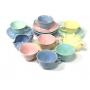 Lu-Ray Pastels Cups Saucers Creamer Sugar Mixed