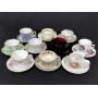 English Bone China Teacup and Saucers