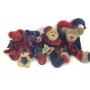 Five Boyds Bears Collectible Dolls