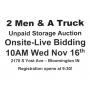 Two Men & A Truck Live Storage Auction