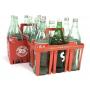 Vtg Coca-Cola 32oz. Bottles w/ 2 Carrying Cases