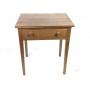 Early Pine Side Table with Single Drawer