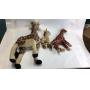 3 Stuffed Giraffes
