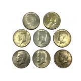 2 1964 Kennedy Halfs, 4 40% Kennedy plus