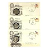 3 Coin Set of 1979 SBA First Day Issues