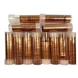 Approx 11 Rolls BU 2009 Lincoln Cents, various Rev