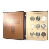 32pc Eisenhower Set in Album w Silver