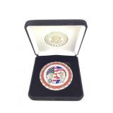 White House Peace Talk Summit Token; Trump and