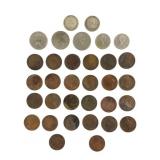 Lot Canadian Coins 1920-1970
