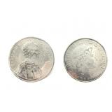 2 Silver UK 5 Pound Coins - Lot 8 of 10